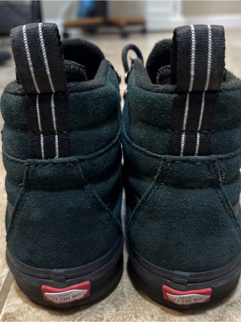 Vans MTE-2 Sk8-Hi Emerald Green Suede High-Top Sneakers Men’s Size 9.5 - Picture 6 of 8
